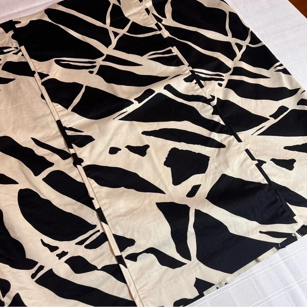 New York & Company Pencil Skirt Black and White Cotton/Spandex Blend Size 14 - Picture 10 of 10